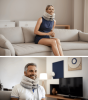 PSYHJ21A Neck traction fixator neck adjustable device inflatable neck support neck support to promote local cervical artery blood circulation to preve