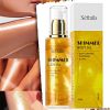 Body Shimmer Oil, Moisturizing Long Lasting Body Luminizer Face Brighten, Waterproof Liquid Illuminator Body Glitter Oil